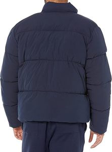 Chaqueta Acolchada Gruesa y Suave Estilo Cortavientos 2025, Abrigos de Lona de Algodón Personalizados para Hombre con Cuello Alto y Logotipo Frontal al por Mayor - Product Image 5