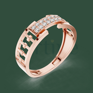 Bague en argent réglable 14K avec bijoux de mode en pierre de cristal - Product Image 1