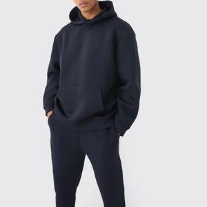 Conjunto de Sudadera con Capucha y Pantalones Deportivos de Felpa Francesa de 430 g/m², Estilo Holgado, de Algodón, para Hombre, en Oferta - Product Image 2