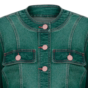 เสื้อแจ็คเก็ตยีนส์ดีไซน์ใหม่ล่าสุดสไตล์วินเทจ - Product Image 3