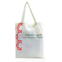 Sac fourre-tout en toile de coton de style minimaliste avec logo personnalisé imprimé, extra large, écologique, réutilisable pour les courses