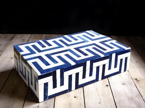 Caja de joyería con incrustaciones de resina personalizada al por mayor, caja de pañuelos para almacenar a buen precio pendientes, pulseras, recuerdos - Product Image 3