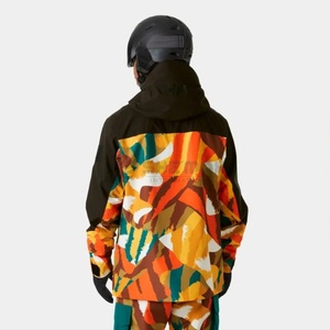 Chaqueta de esquí personalizada para hombre, impermeable, transpirable, con aislamiento, abrigo de nieve de invierno, ropa deportiva cálida para exteriores, diseño OEM de etiqueta privada - Product Image 5