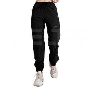 Pantalon de survêtement cargo décontracté pour femme, couleur unie, avec poches, idéal pour le fitness, le jogging, le yoga, la randonnée en extérieur, respirant et à séchage rapide - Product Image 1