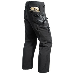 Pantalon tactique décontracté pour homme, léger, chaud, en polaire, écologique, respirant, imperméable, pour la randonnée, le camping, l'escalade, l'automne et l'hiver - Product Image 6