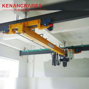 Pont roulant à poutre unique de 5 tonnes avec palan à câble métallique de style européen - Product Image 2