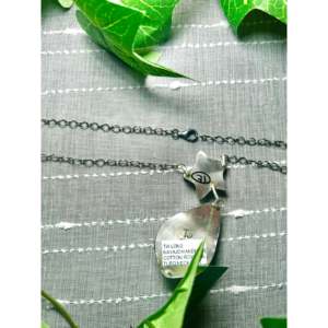 Tia <b>Long</b> Turquoise Star Pattern Multi-Stone & Sterling Silver <b>Necklace</b> for Gift - Product Image 2