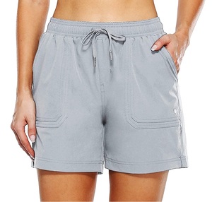 Combinaisons de sport dos nu pour femmes de qualité supérieure Combinaisons décontractées pour entraînement Short de survêtement à cordon Spandex/Nylon Active - Product Image 2