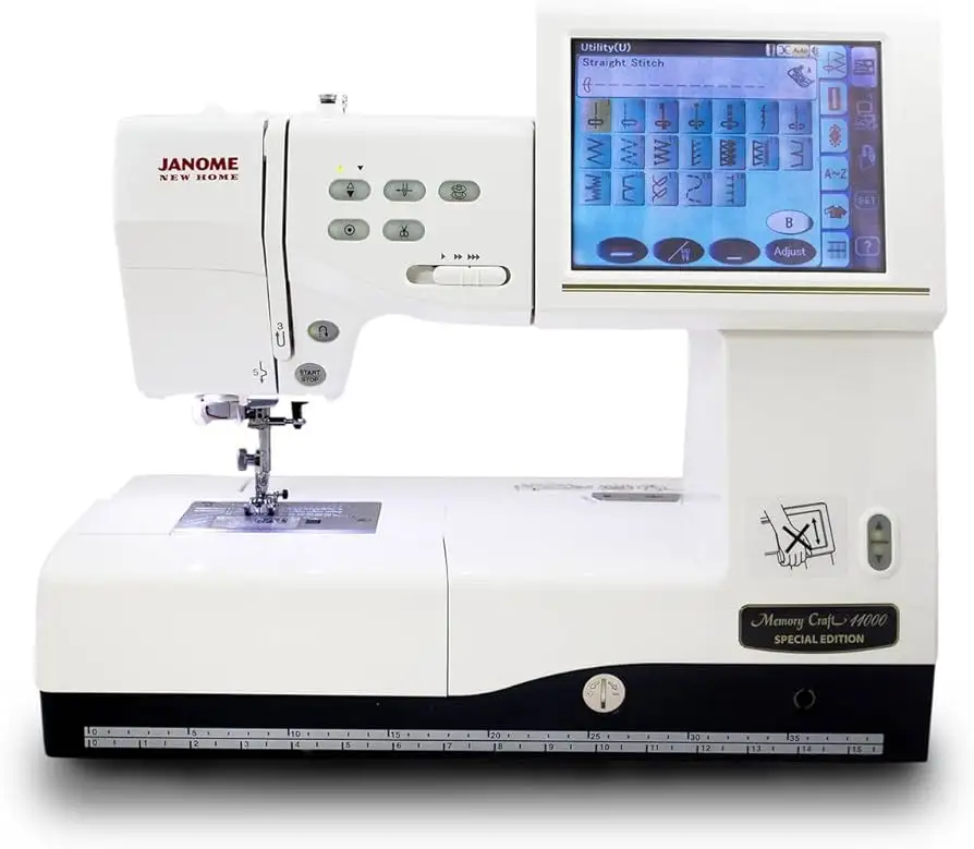 शीर्ष बिक्री जेनोम मेमोरी क्राफ्ट 11000 विशेष संस्करण सिलाई - रजाई और कढ़ाई मशीन