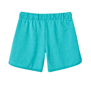 Nuevo diseño, venta al por mayor, precio barato, ropa para niños, pantalones cortos para niñas, pantalones cortos de punto de algodón, Color blanco sólido, cintura elástica, pantalones cortos para niñas - Product Image 6