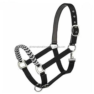 Produits équestres pour chevaux en gros, licol et longe western, couleurs vives, licol en nylon pour chevaux, licol tressé personnalisé - Product Image 4