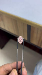 Diamant de laboratoire taille ovale 7,03 carats, couleur rose fantaisie, clarté VVS1, pierre en vrac certifiée IGI, pour bijoux et fiançailles - Product Image 4