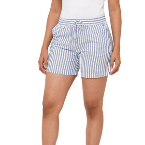 Pantalones cortos de felpa de algodón transpirables para mujer, ropa de entrenamiento personalizada, pantalones cortos deportivos de algodón 100% para mujer al por mayor - Product Image 3