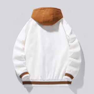 2025 nouveau chaud sur mesure hommes vestes universitaires collège vol lettre broderie col montant Pakistan vente en gros vestes de Baseball - Product Image 3