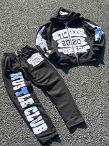 Style vintage personnalisé lavé à l'acide à manches longues surdimensionné zippé hommes sweats à capuche veste à capuche pour hommes soleil délavé survêtement pour hommes - Product Image 4