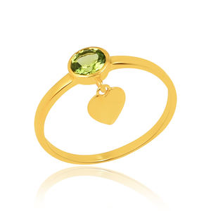 Bijoux fins plaqué or 925 argent sterling corindon rouge CZ multi pierres précieuses bague pour femmes bijoux girt - Product Image 4