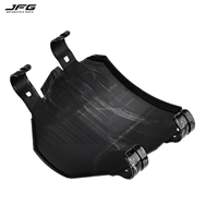 JFG PP Vorderes Nummernschild für Surron Light Bee Carbon-Optik Weißes Muster Wassertransferdruck Kundenspezifisches Motorrad-Panel