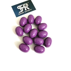 Perles en résine ovales violettes écologiques de haute qualité pour la fabrication de bijoux, accessoires de bricolage, bracelets d'ange, colliers, mode créative - Product Image 6