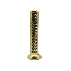 Brûleur d'encens en laiton autocollant d'encens en laiton massif porte-encens debout en or pour salle de Yoga à vendre produit - Product Image 1