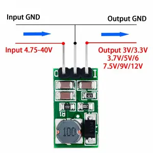 Dd4012sa 1a dc 5-40v כדי 3v 3v 3.3v 3.7v 5v 6v 5v 6v 7.5v 9v הרגולטור DC-DC stepdown צעד מטה buck