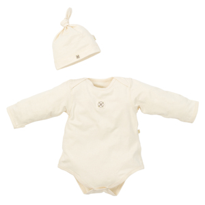 High Quality 100% Organic Cotton <b>Knitted</b> Summer Print Hat <b>Romper</b> Set for Newborn Unisex 0-3 Months Made Vietnam Snap Button - Product Image 2