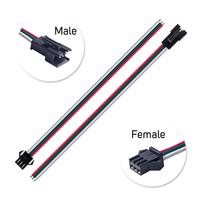 Jst Sm 3 Pin connecteur câbles mâle et femelle câble de prise faisceau de câbles bornes électriques Led fil