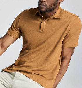 Polo en coton 100% personnalisé avec logo brodé en gros, polo de golf uni personnalisé pour homme, t-shirt unisexe, service OEM - Product Image 6