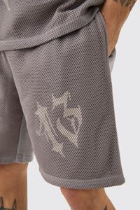 2024 pantalones cortos de malla de ajuste relxed sólido para Hombre Pantalones cortos transpirables de algodón \ poliéster de longitud media hechos en Pakistán - Product Image 3