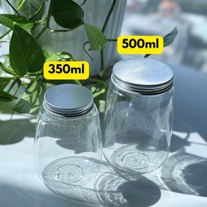 ขวดพลาสติก PET 350มล./500มล. พร้อมฝาปิดอลูมิเนียมและรูหลอดมีขนาดให้เลือก - Product Image 1
