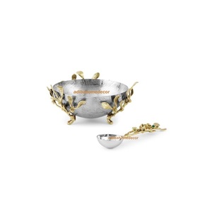 Centro de Mesa Redondo de Metal Pulido Personalizado, Moderno, de Hierro y Aluminio, para Servir Comida en Fiestas en Casa, Utensilios de Cocina - Product Image 3