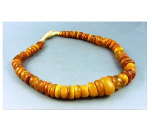 Collier artisanal en corne de buffle d'eau avec grosses perles, couleur personnalisable, écologique, style ange et bouddhisme, bijoux religieux - Product Image 4