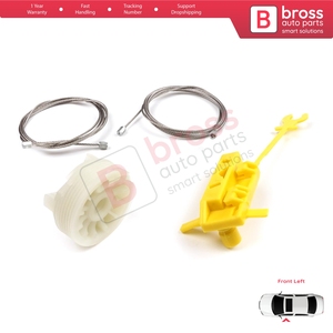 ชุดซ่อมมอเตอร์กระจกไฟฟ้าหน้าซ้าย รุ่น BWR5497 สำหรับรถยนต์ Trafic MK2 X83 JL FL EL Vivaro Primastar ปี 2001-2015 7700311820 - Product Image 4