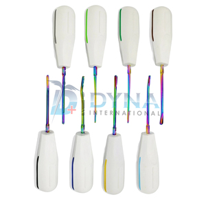Juego de elevadores PDL para luxación de dientes, 8 Uds., puntas de luxación recubiertas de titanio azul para extracción de dientes - Product Image 3
