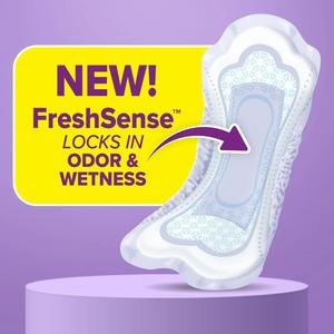 Coussinets d'incontinence Poise et coussinets d'incontinence post-partum, absorption maximale de 5 gouttes, longue longueur, 39 pièces - Product Image 2