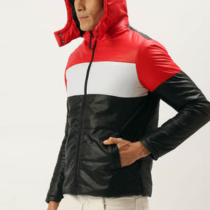 แจ็กเก็ตบล็อกสีสำหรับผู้ชายแจ็กเก็ตกันลมและกันน้ำได้รับการออกแบบแฟชั่นมาใหม่ล่าสุด - Product Image 1