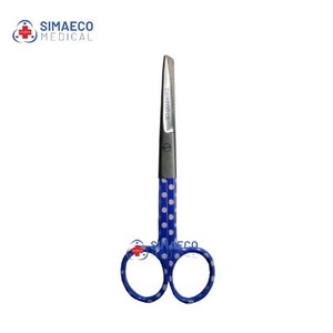 Nouvelle pince à artère couleur bleue Style à pois ciseaux de pansement médical et chirurgical impression de logo personnalisable OEM et ODM - Product Image 4