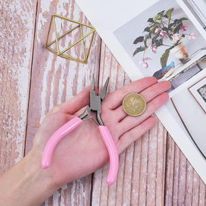 Alicates de joyería de punta redonda de alambre redondo y cóncavo renovable profesional, herramientas de pulido para hacer fianzas - Product Image 4