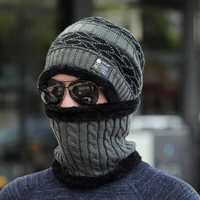 Ensemble bonnet et écharpe 2-en-1 en 100 % laine, broderie 3D, fait main, personnalisable, unisexe, pour automne-hiver, plage et affaires – Meilleures ventes