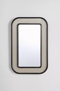 Espejo Decorativo Colgante de Estilo Moderno Vietnamita, Espejo de Bambú y Ratán, Decoración para Cuarto de Bebé - Product Image 3