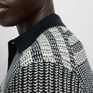 Polos de algodón de talla grande para hombre, tejido de punto transpirable de fábrica OEM, manga corta, diseño personalizado a granel, venta al por mayor - Product Image 2