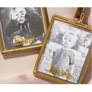 Nouvelle plus haute qualité Offre Spéciale nouveauté Mini taille photo cadre Photo laiton Antique fini charnière suspendu mur décorer - Product Image 6