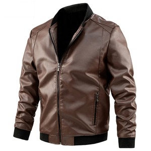 Chaqueta de cuero de cola de golondrina para hombre, chaquetas de motocicleta Vintage, abrigo de cuero de vaca 100%, ropa de motorista para hombre, talla asiática, M697 - Product Image 4