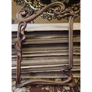 กระจกประตูทางเข้าแกะสลักด้วยมือกระจกตกแต่งร่วมสมัยกระจกที่ทันสมัยสำหรับการตกแต่งผนังกระจกติดผนังที่หรูหรา - Product Image 6