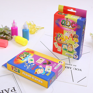 บัตรคำศัพท์ ABC และตัวเลข 123 สำหรับเด็กเล็ก บัตรเรียนรู้ภาษาอังกฤษแบบปรับแต่งได้ วัสดุทำจากกระดาษ ของเล่นเสริมพัฒนาการ - Product Image 2