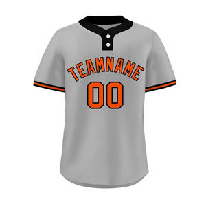 Camiseta de béisbol transpirable con logotipo y nombre de equipo personalizado para hombre, 100% poliéster de alta calidad - Product Image 2