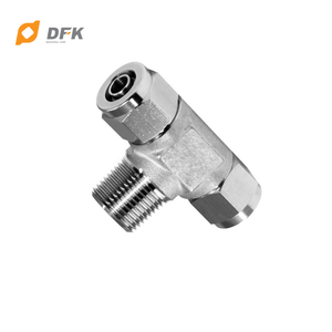 Raccords de tubes en acier inoxydable, connecteur de tuyau d'air pour raccord pneumatique rapide, Tee de branche masculine - Product Image 4