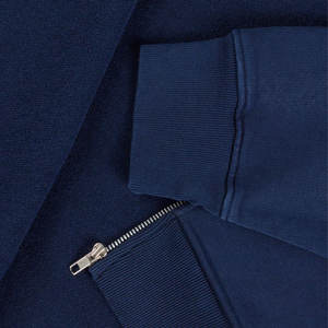 100% coton bleu marine lettre à capuche hommes personnalisé polaire surdimensionné sweats à capuche automne nouveau décontracté sweat rue Hip Hop à capuche - Product Image 4