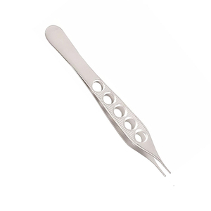 Fórceps de tejido Adson de la mejor calidad, puntas rectas estándar ligeras de 4,75 pulgadas, 1x2 dientes, 1,5 instrumentos quirúrgicos de base quirúrgica - Product Image 3