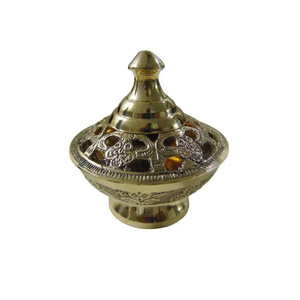 Quemador de incienso de carbón tallado pequeño de gran oferta del proveedor indio pulido decorativo y aromático a bajo precio - Product Image 1