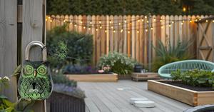 High Security Smart Brass Owl Shape <b>Lock</b> Outdoor Antique Cabinet Padlock with Safety Features - Product Image 2